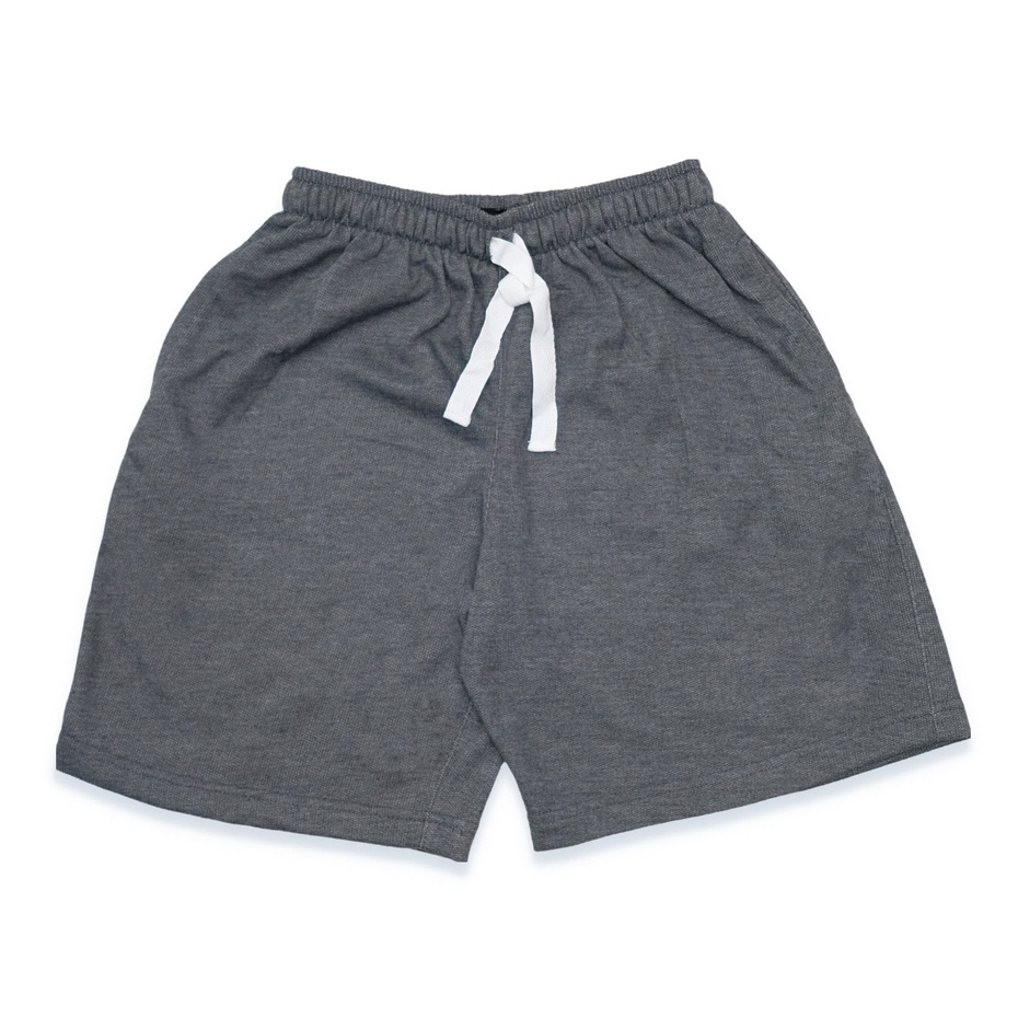 SANVANINA Celana Pendek Unisex Abu-Abu Tua | Sweat Short Unisex Dark Grey | Boxer | A-250G