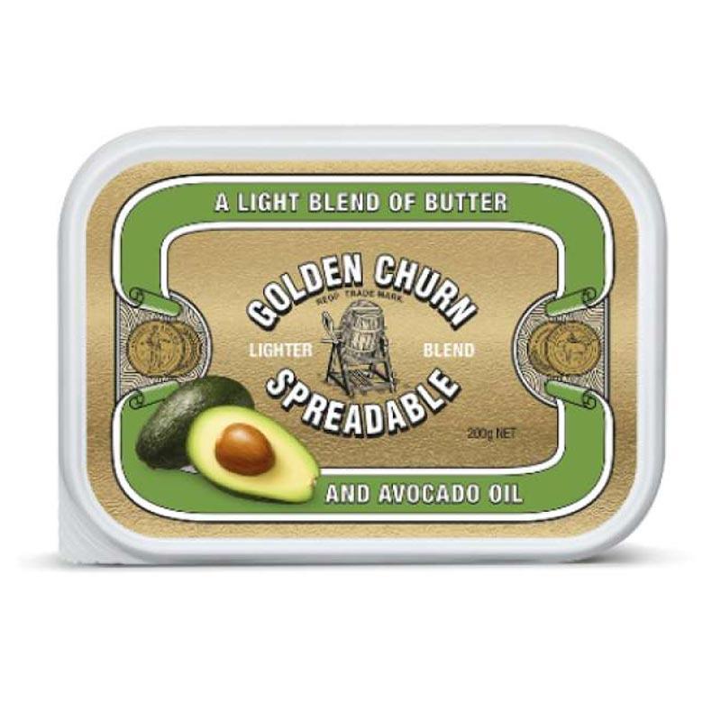 

golden churn butter & avocado oil 200g | mentega