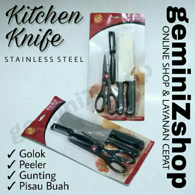 Kitchen Knife Set | Shopee Indonesia