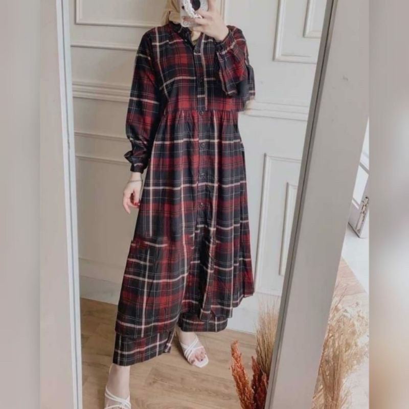 ELVIA LONG SET // LONG SET TUNIK RAYON ARMOR