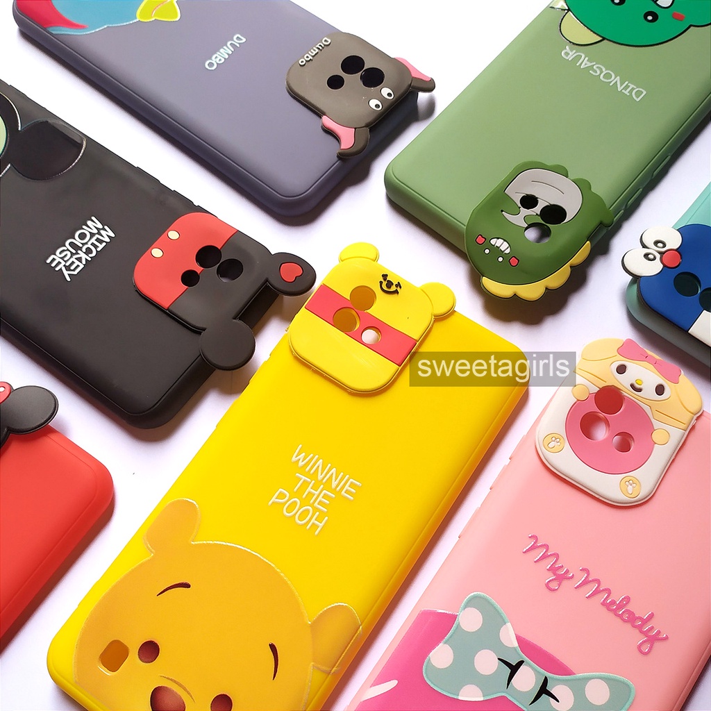 Casing Silikon Lucu untuk Realme C20 / C11 2021 (sama) - Case Pelindung Kamera Gemoy - Bisa Bayar ditempat - sweetacase.id - Case Cubit Lucu - Karakter -  Softcase - Case Gemoy - Kesing - Aesthetic - Boneka 3D