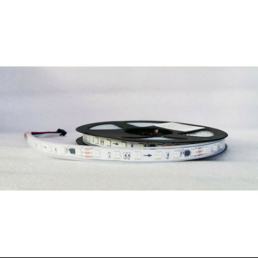 LED Strip 5050 RGB Gerak 24V IP65 - ws1903 60 Led/M - 5 meter | WS 1903