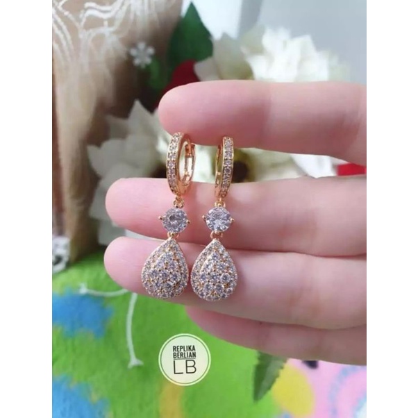 Anting Dewasa Full Permata Anti Karat