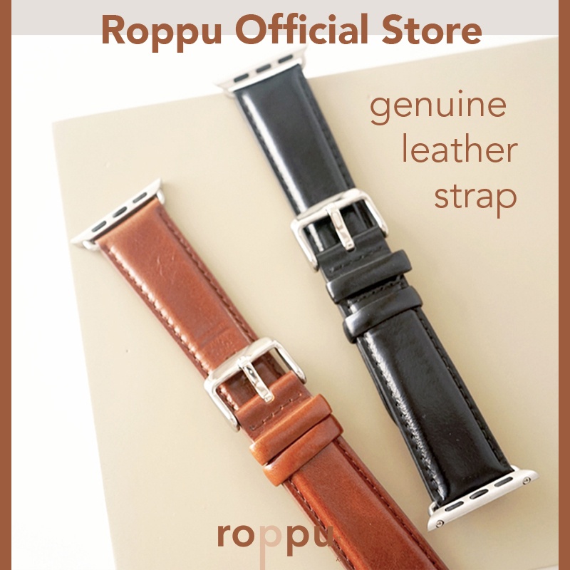 Roppu Genuine Leather Strap for Apple Watch