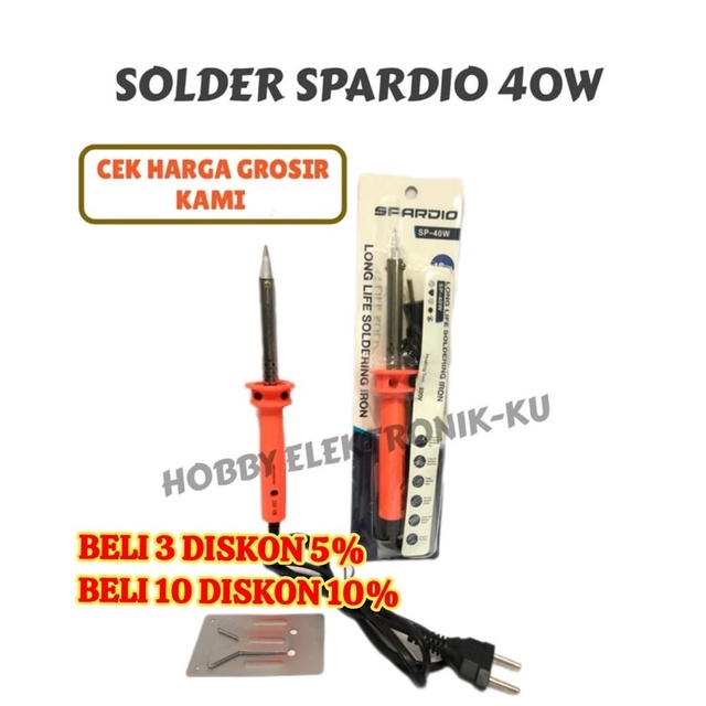 SOLDER SPARDIO 40W=DEKKO MUTU LAMA