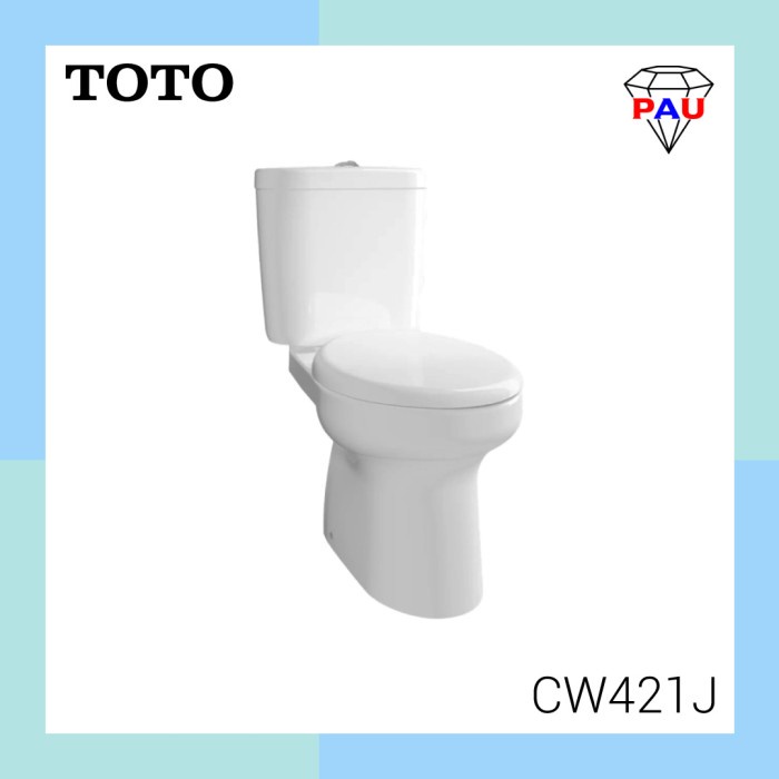 Closet Duduk TOTO CW421J Dual Flush