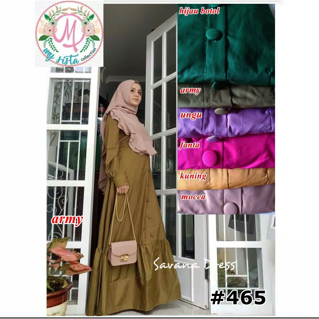 465 gamis wanita murah ori queen syarii