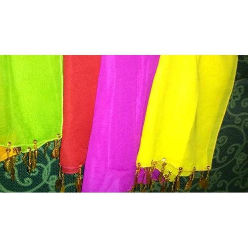 Selendang tari polos - Merah