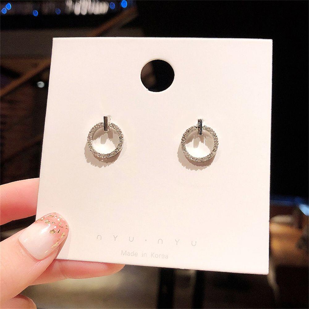 Anting Pejantan Nanas Temperamen Anting Pendek Kecil Ear Studs