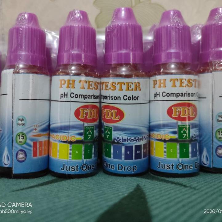 ✱ PH drop 15ml pH tester, untuk Tes Air Kran atau bahan baku untuk kangen water ☚