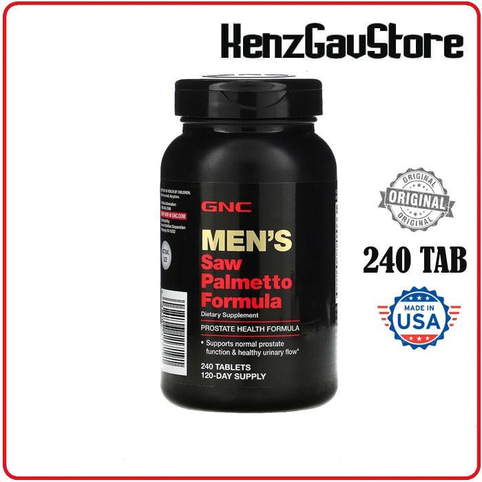 Saw Palmetto Mens GNC Prostate Health Formula 240 Tablets