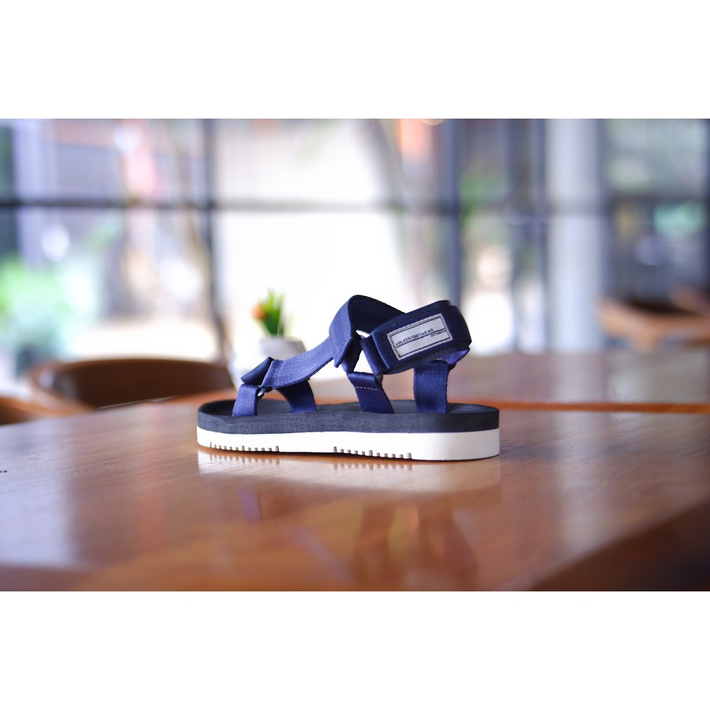 sandal pria wanita kasual volkerfootwear marco navy