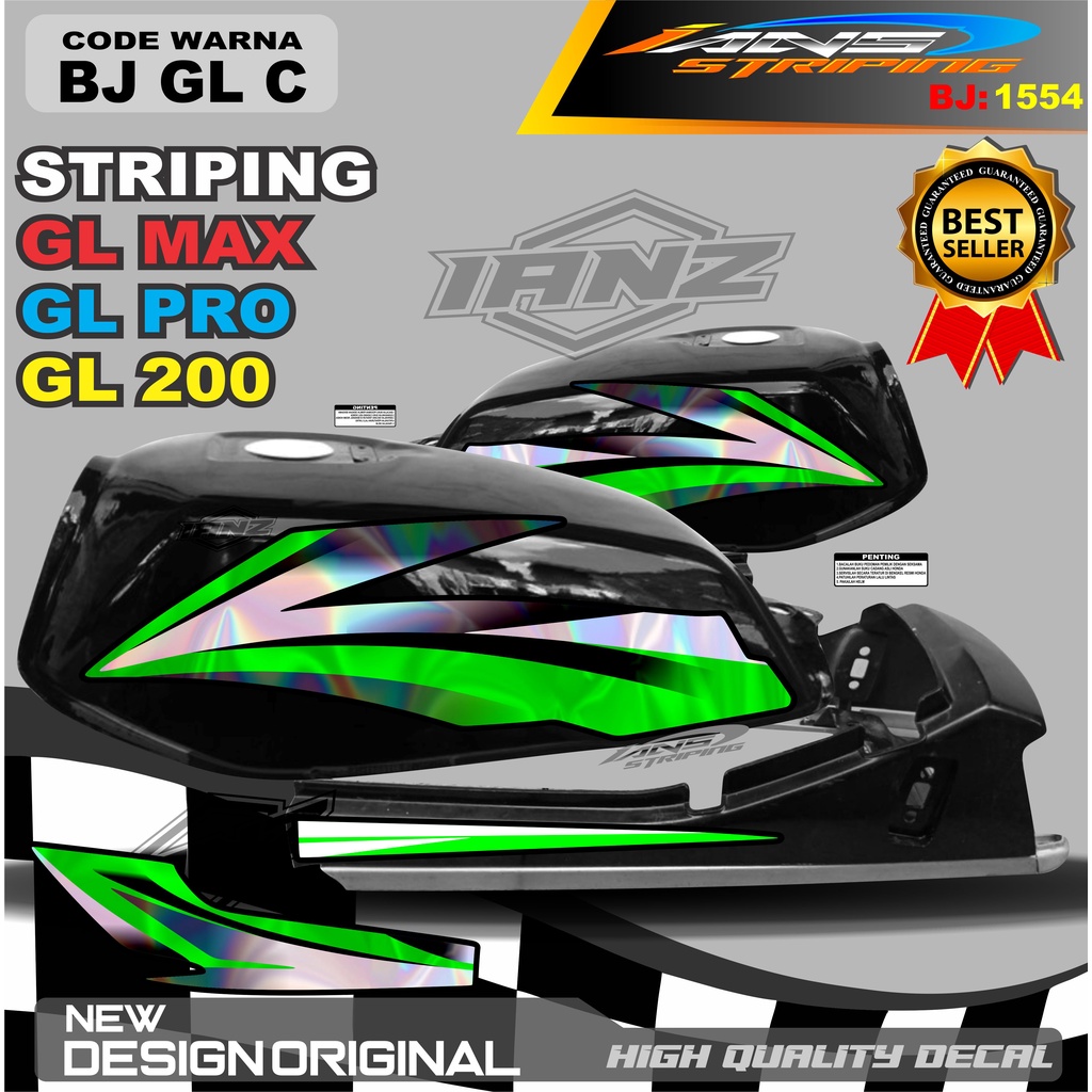 CUSTOM STRIPING GL 2000 VARIASI HOLOGRAM / STRIPING GL PRO MAX VARIASI HOLOGRAM / STRIPING GL