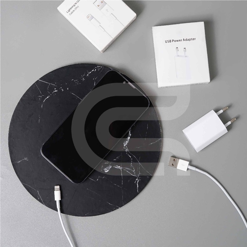 Paket Charger Lightning Cable 2 meter &amp; Adapter 5w