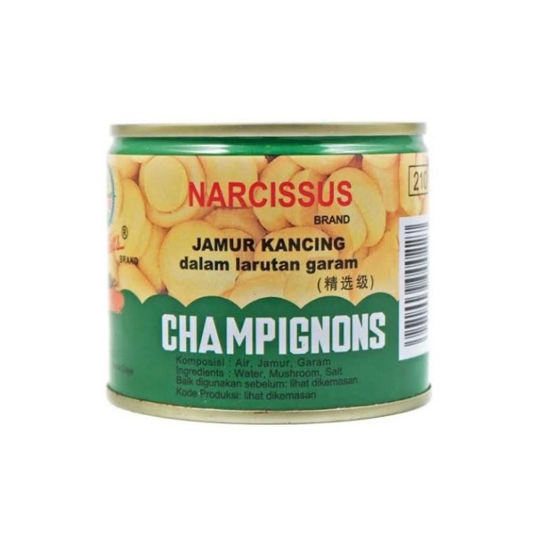 

TTS Champignon Mushroom 198gr - Jamur Kancing Kaleng - Jamur Kaleng - Mushroom TTS Champignon/import