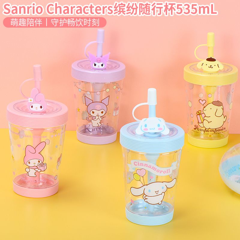 Miniso import tumbler thermos lunch box wadah sanrio ariel pooh mickey