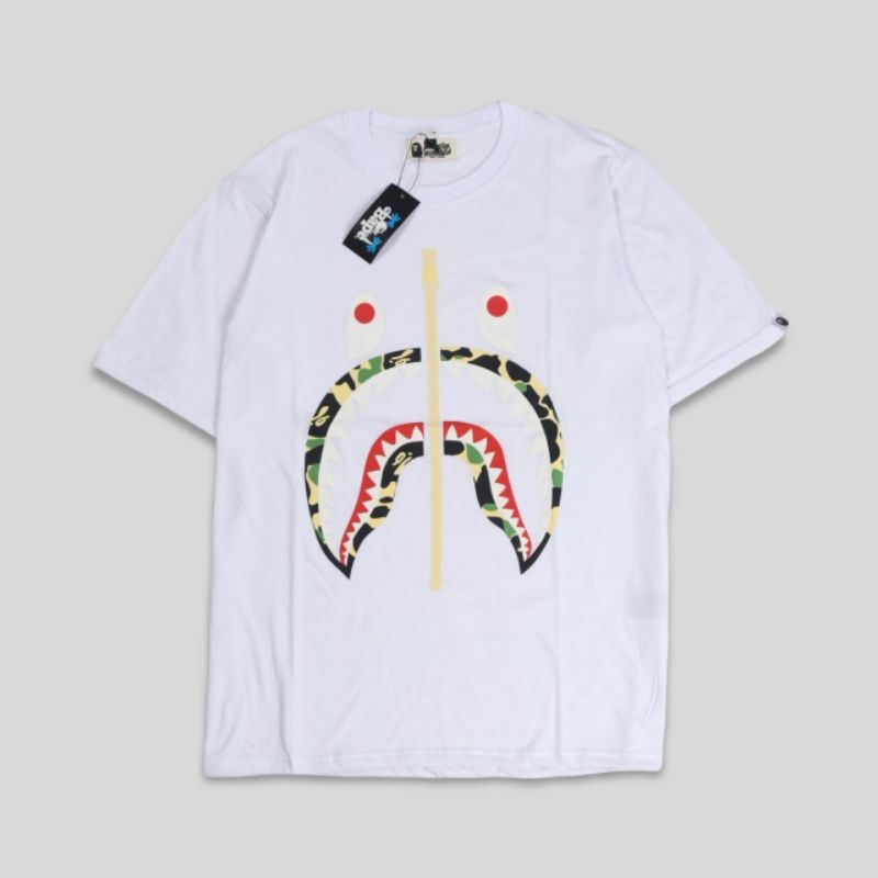 KAOS BAPE SHARK | T-SHIRT BAPE SHARK FULL TAG PREMIUM