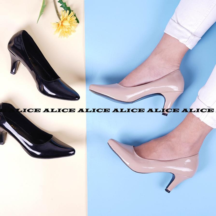 ➭ BISA HEELS Pantofel Kerja Wanita Heels 5cm ☎