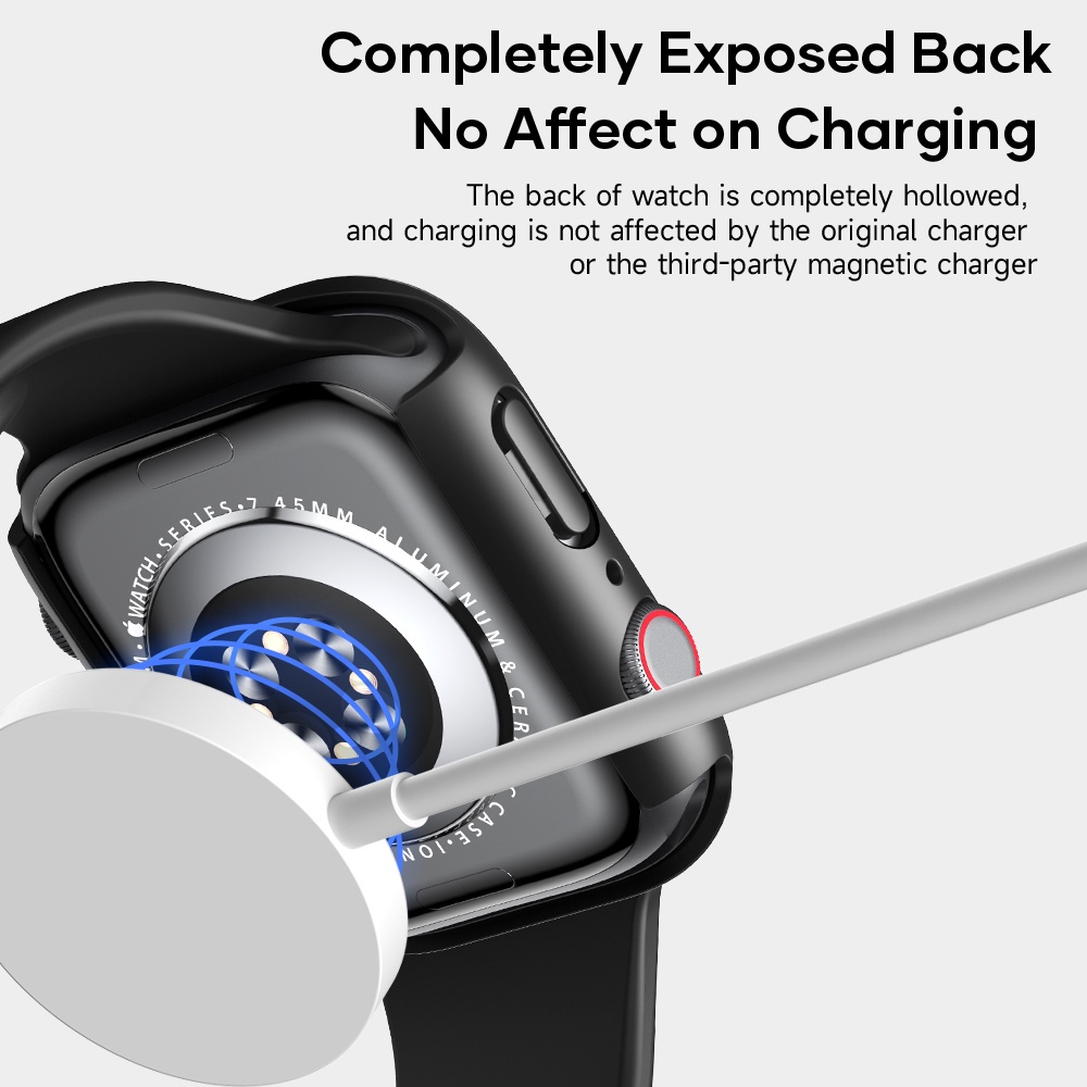 APPLE WATCH Integrated Case with Tempered Glass iWatch 2 in 1 Screen Protector Front Cover