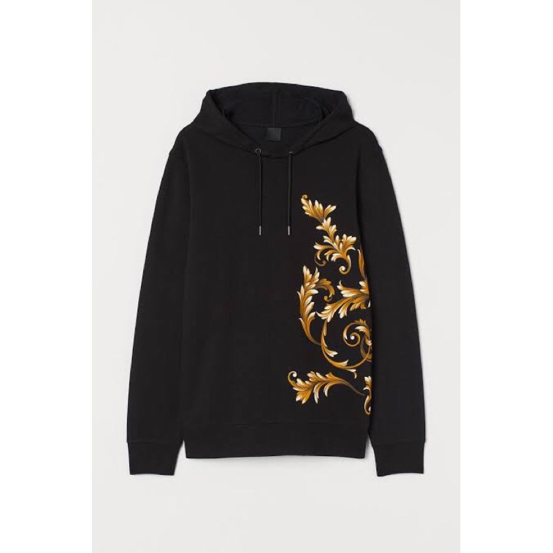 Hoodie hnm H&M Flowers Gold