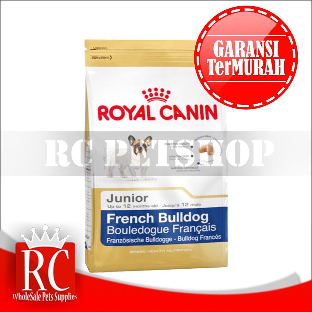 Makanan Anjing Royal Canin French Bulldog Junior 3 Kg