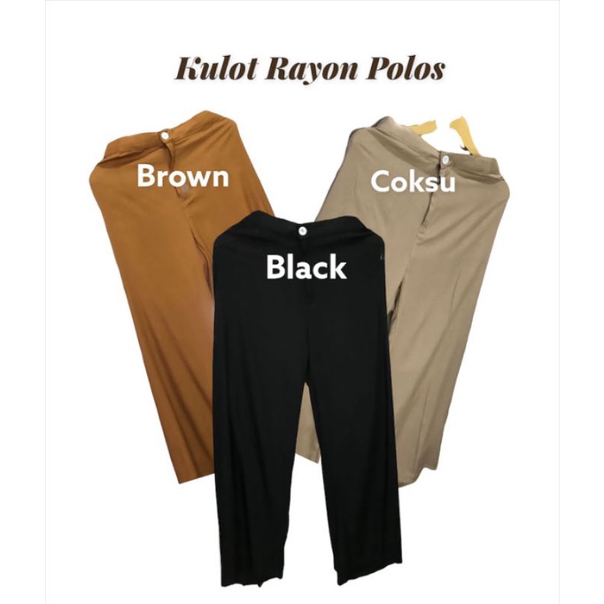 KULOT RAYON POLOS