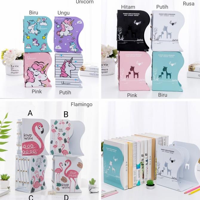 

Office & Stationery | Document Organizer | Sandaran Buku Book End | Book Holder | Pembatas Buku | Best Seller