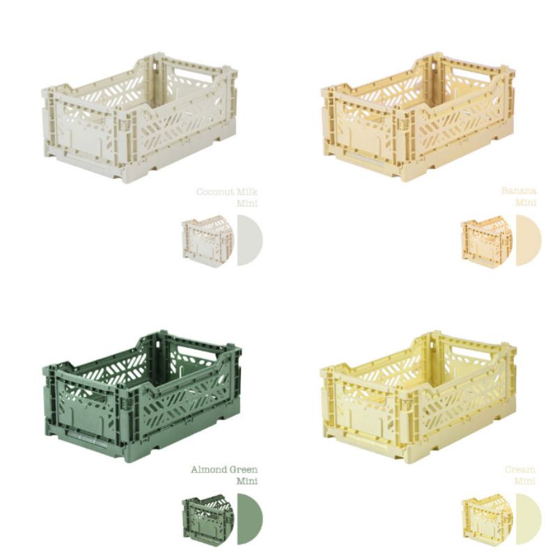 Aykasa Folding Crates Mini (Box/ kotak penyimpanan)