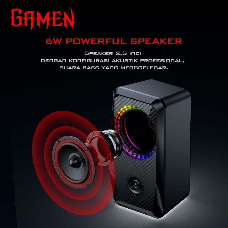 SPEAKER ROBOT GAMEN GS5 GS05 KOMPUTER MINI SOUND SPEAKER KOMPUTER GAMING GAME RGB PC LAPTOP NOTEBOOK NETBOOK