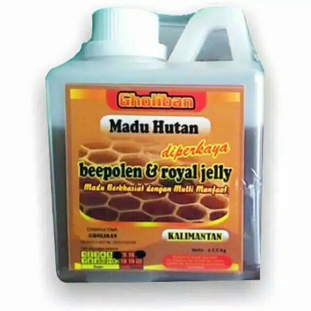 

Madu Hutan Kalimantan Gholiban dengan Bee Pollen & Royal Jelly 500 Gr Madu Berkhasiat Multi Manfaat