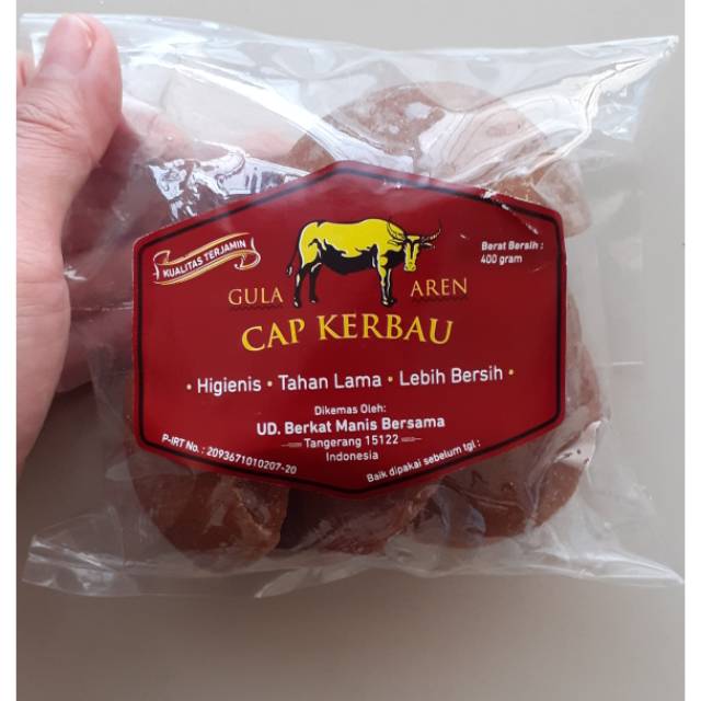 

Gula Jawa Aren Cap Kerbau 400gr