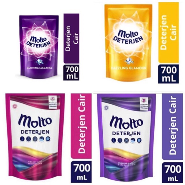 Molto Deterjen Cair 700ml - Pouch