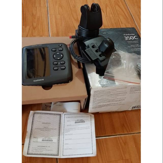 Murah Gps Garmin Fishfinder 350c / FF350c / Fish Finder 350c seken mulus