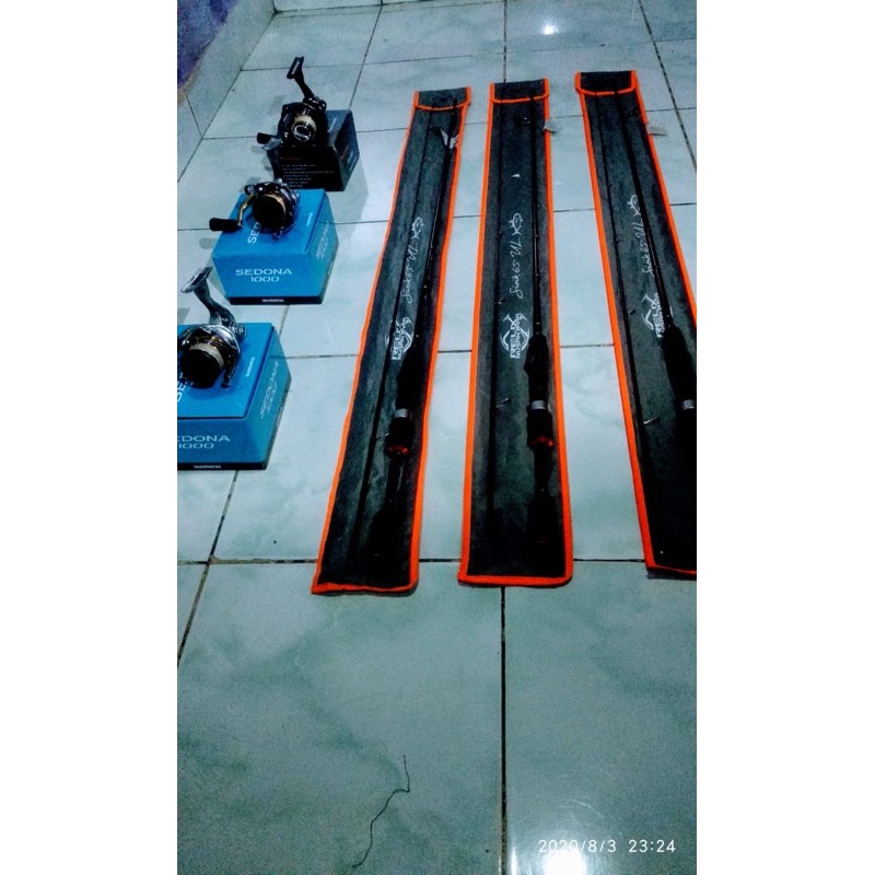 Relix nusantara sisik 1-4lb + reel shimano sedona 1000fi