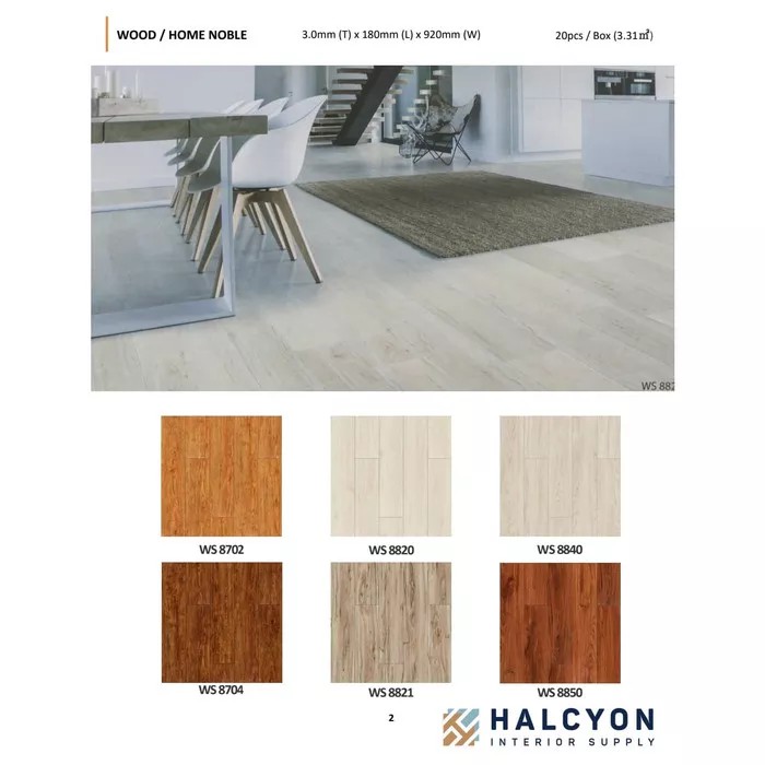 [BEST SELLER] Lantai Vinyl / Vinyl Lantai 3mm Korea Woosung