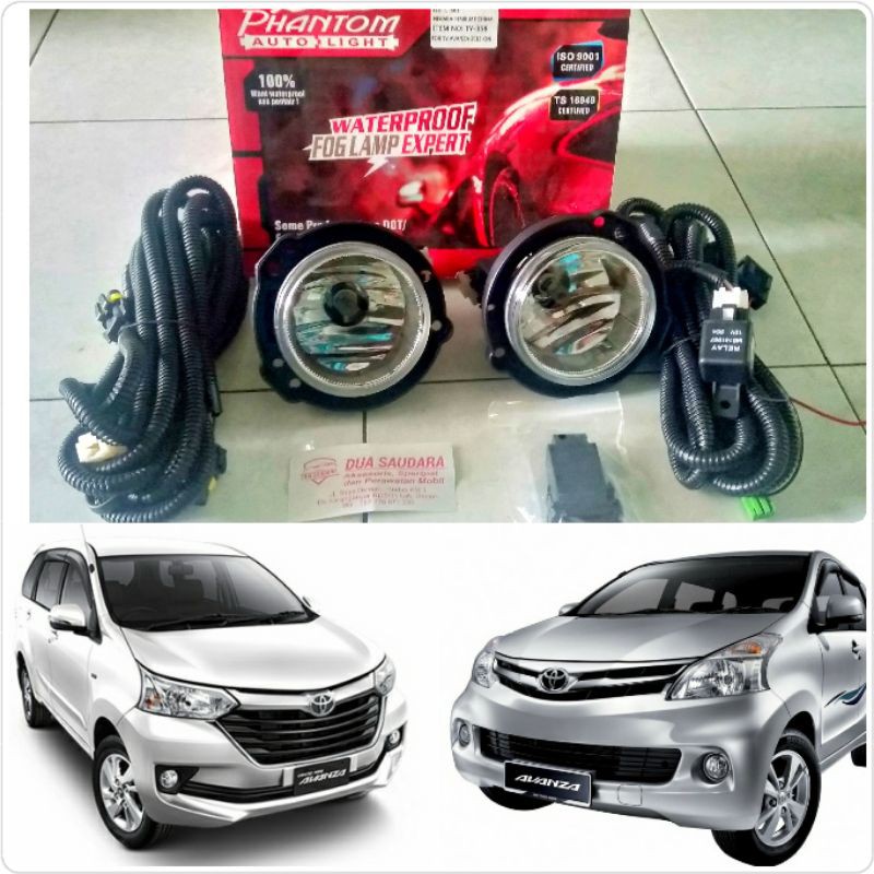 FOG LAMP LAMPU KABUT BUMPER AVANZA XENIA 2012-2015