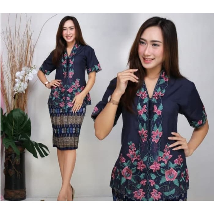 set kebaya encim bunga ternew