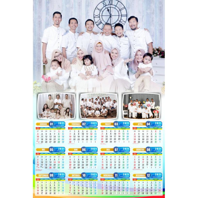 

Kalender Dinding 2023 Murah Custom Foto + klep gantungan