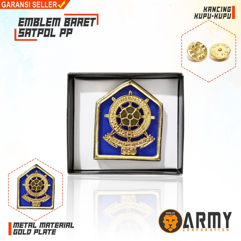 emblem baret pol pp