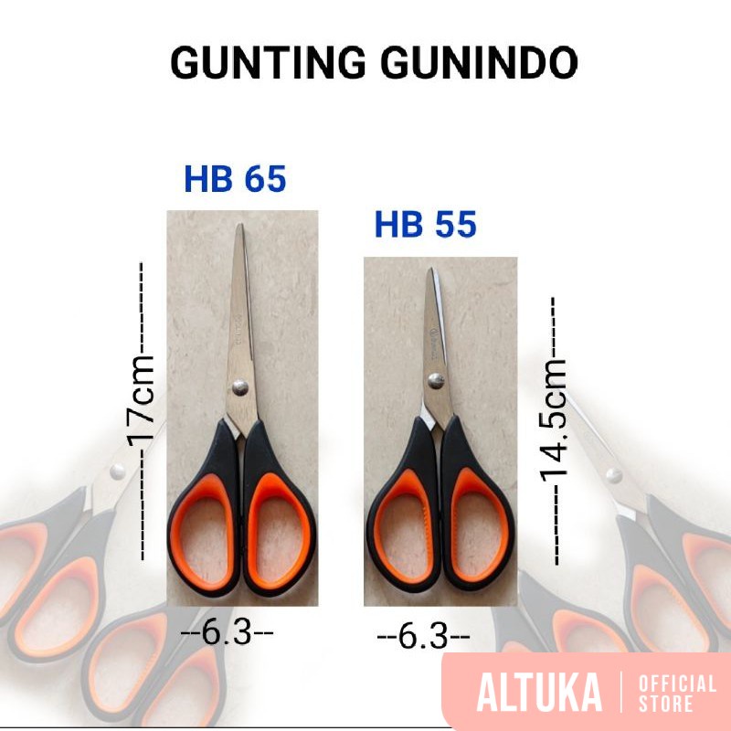 

Gunting Gunindo Scissor HB 55 HB 65