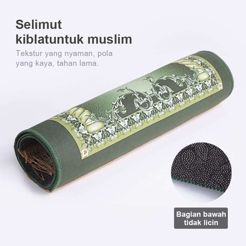 Promo Termurah Sajadah Sholat Premium Motif Sajadah Premium Tebal Sajada Anti Slip Sajadah Traveling Murah FREE TAS GOSHOP88