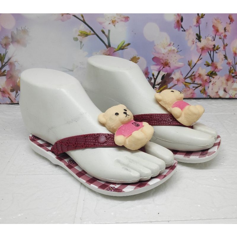 SANDAL JELLY 30-35 creative variasi boneka bear bunyi HARGA MURAH