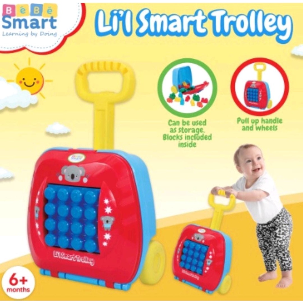 BEBE SMART TROLLEY / MAINAN BEBE SMART TROLLEY / mainan anak