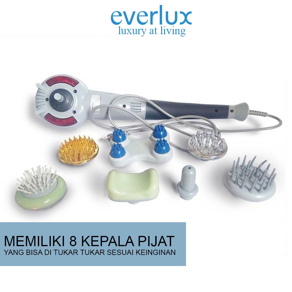 Everlux Alat Pijat Magic hand massager 8 in 1 Multifungction