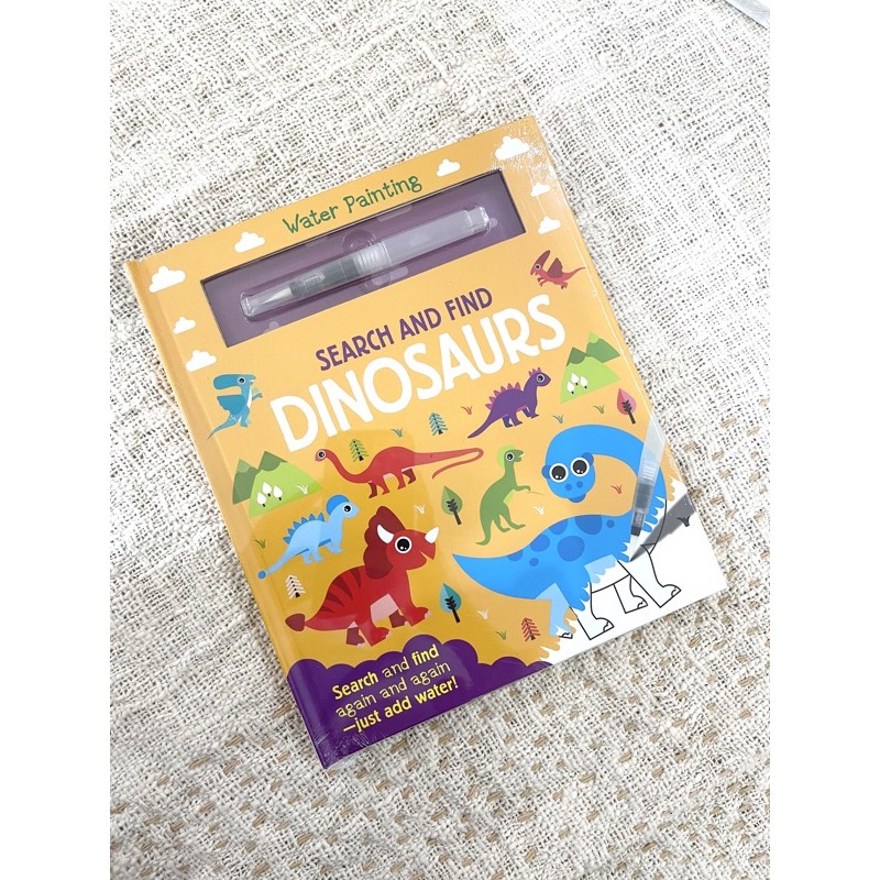 

Water Painting Search and Find Dinosaurs Board Book