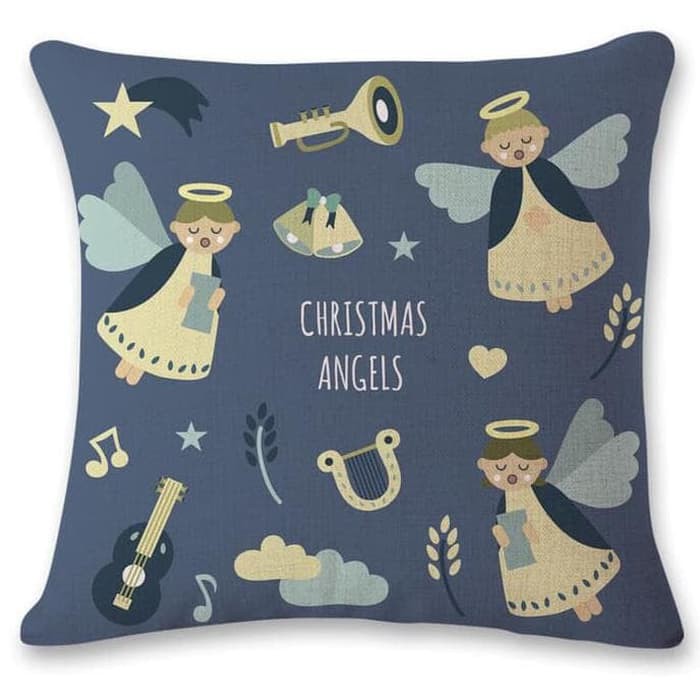 Hot Produk Sarung Bantal Kursi Sofa - Dekorasi Natal 50X50Cm Terlaris