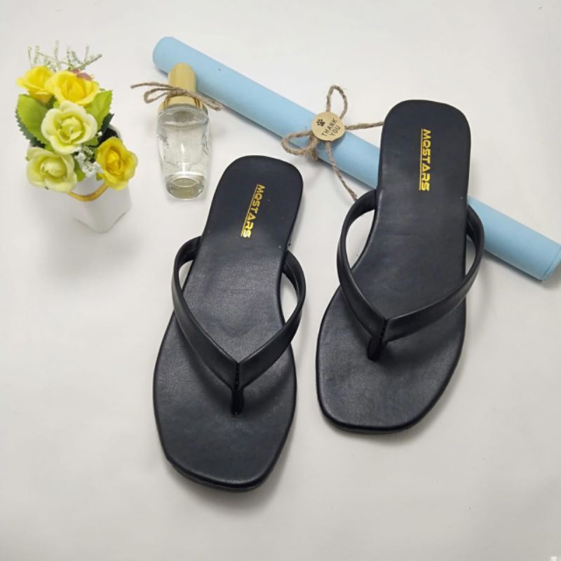 amiq Sandal Flat Wanita Jepit Polos / Sendal jepit teplek Harian