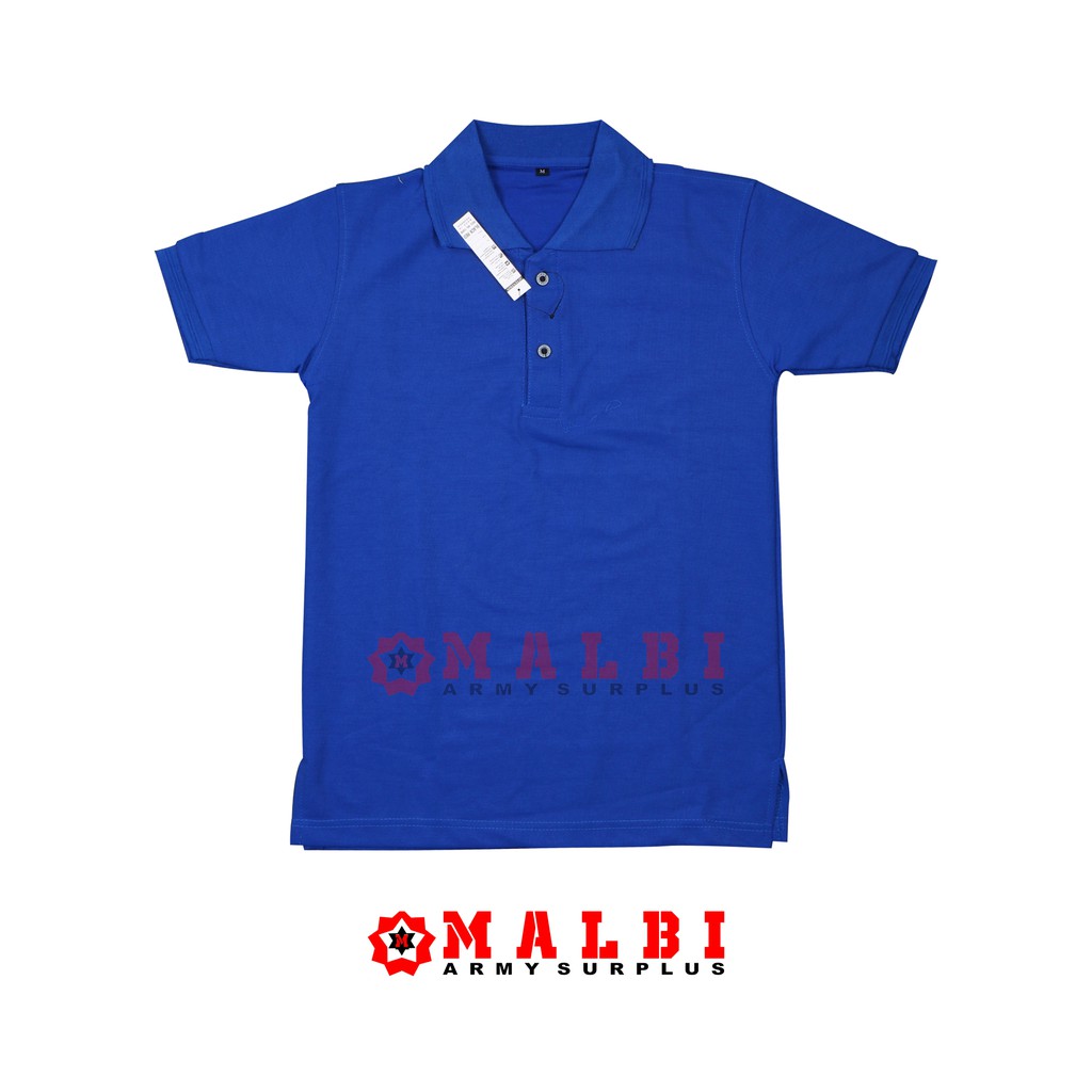 Kaos Kerah Polo Biru Benhur Kaos Kerah Polos Biru Benhur