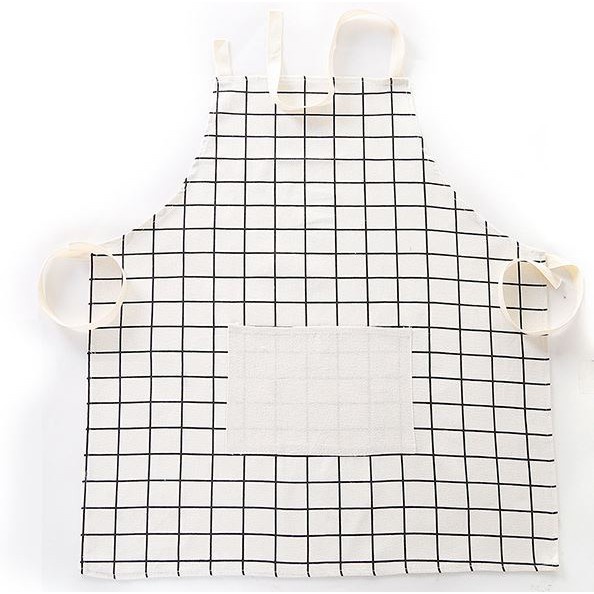 BABY STORE01 - Celemek Masak Celemek Kain Katun Apron Masak Korea Home Apron Hl0005