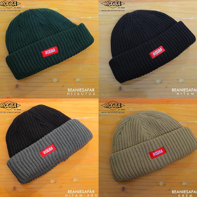U0I5 Beanie Hat / Kupluk Pendek 10 Varian Warna - All Size 08Q6